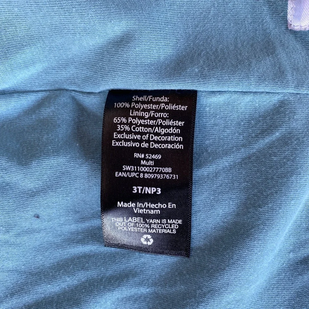 Swiss Tech Toddler Kids Heavyweight Hooded Jacket Multi Blue/WhiteSize 3T - Picture 4 of 7